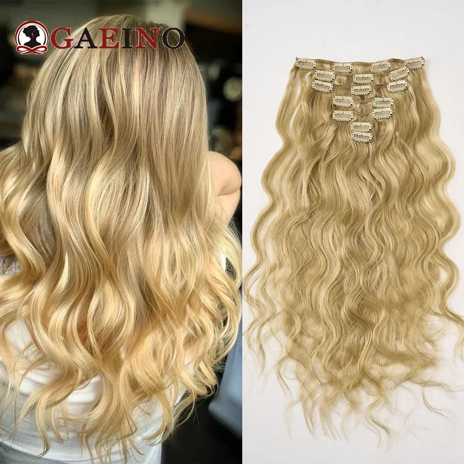 12a-7pcs-set-clip-in-human-hair-extensions-natural-wave-honey-blonde-platinum-mix-clip-in-human-hair-extensions-for-women