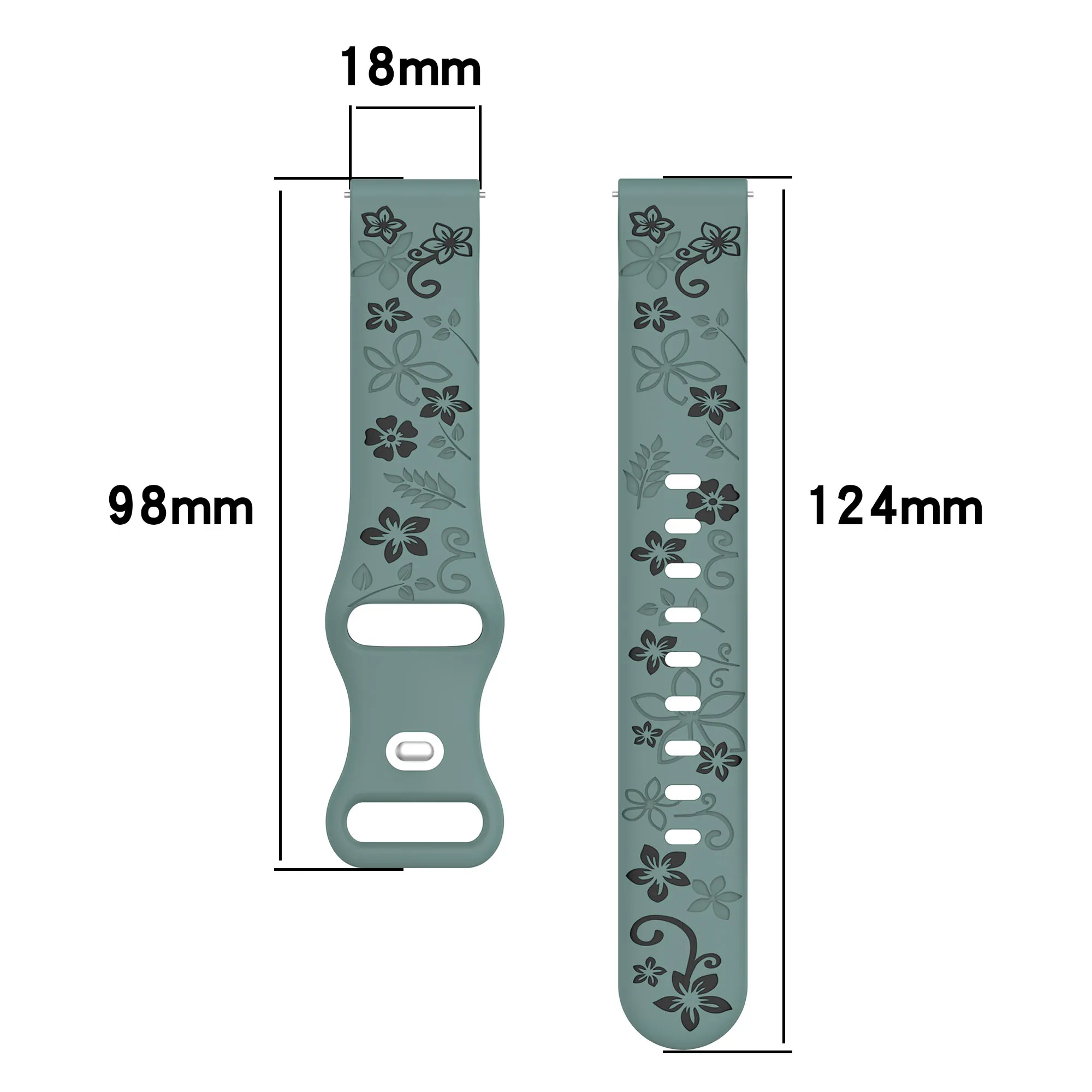 18mm Silicone Watch Strap For Huawei Watch GT 5 41mm/GT4 GT 4 41MM For Huawei Watch GT5 Pro 42MM Replaceable Wristband Universal