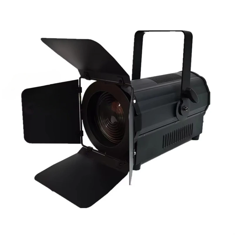 BOTAI 200W RGBAL 5-in-1 Zoom LED Fresnel Spotlight Professional Stage Lighting DMX512 DMX Control Warm White White RGBW Emission