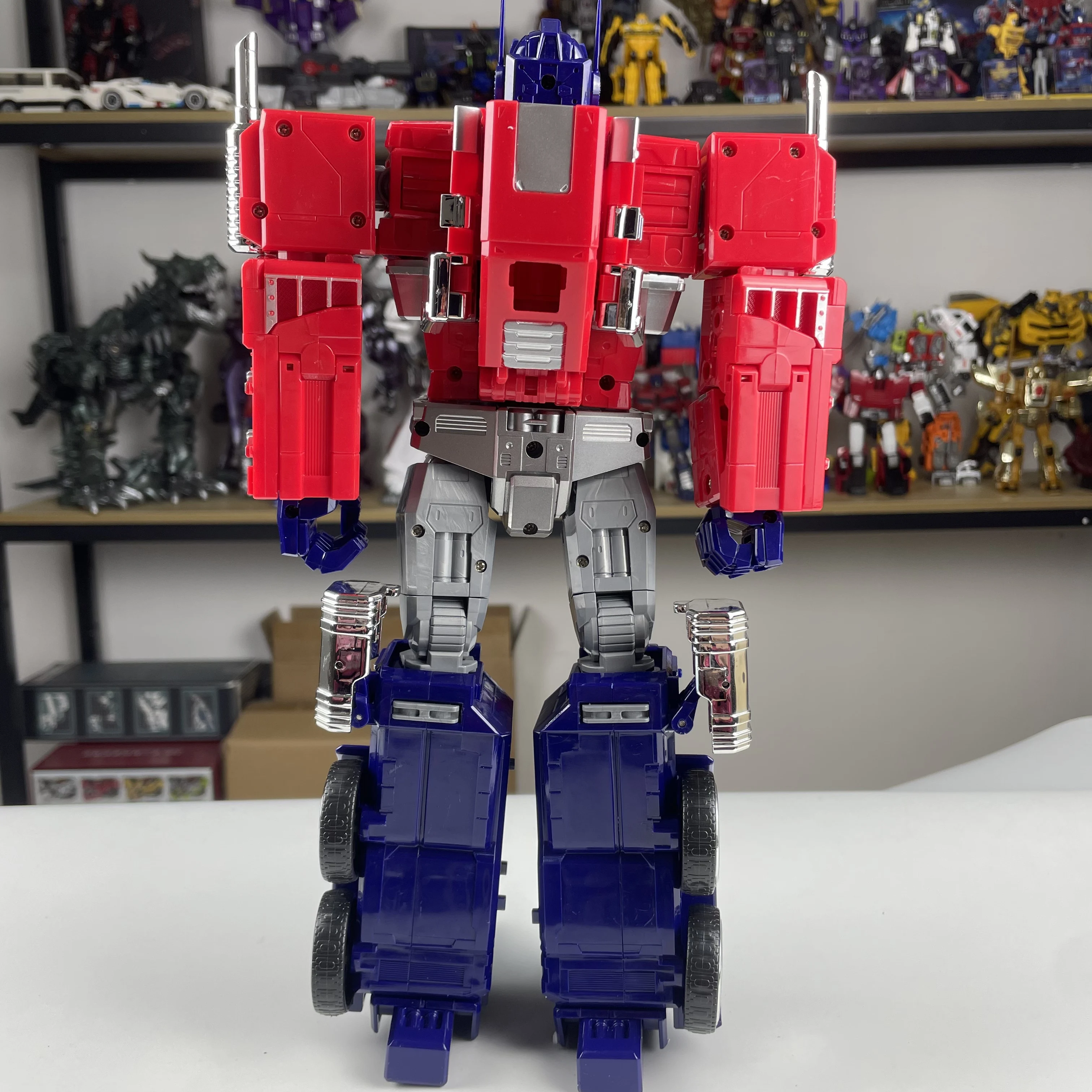 التحول XP10 32 سنتيمتر OP قائد مقطورة شاحنة كبيرة الحجم G1 سلسلة سبيكة عمل الشكل روبوت الهدايا اللعب