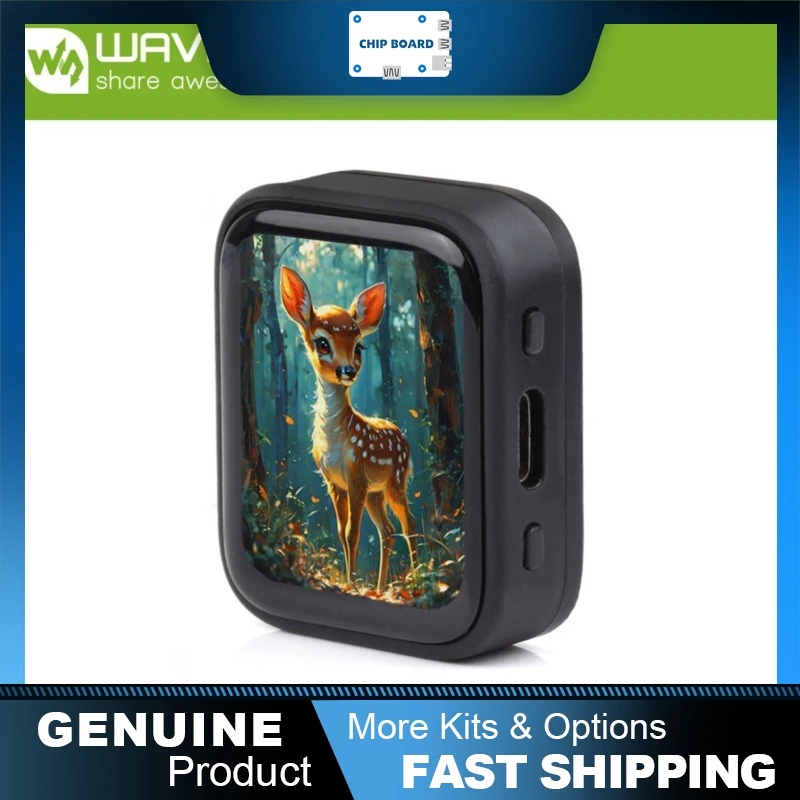 

Плата разработки Waveshare ESP32-S3 AMOLED Touch, 1,8-дюймовый дисплей, двухъядерный процессор LX7, 368×448