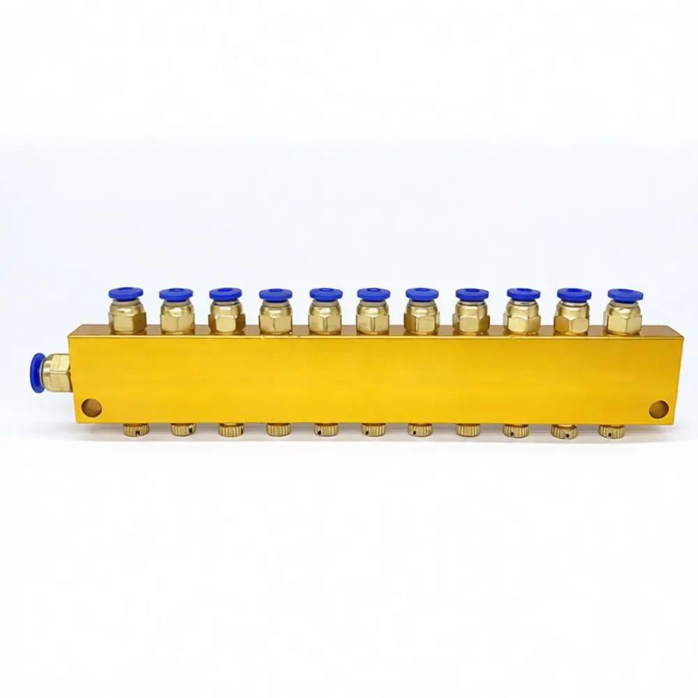TK Series Adjustable Flow Lubricator Splitter Quick Plug Manifold For Sunzi Industrial Fluid Control Equipment