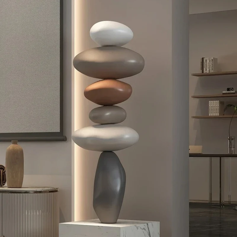 Home Decor Large Imitation Stone Floor Decoration Living Room Sofa TV Cabinet Home Decoration
