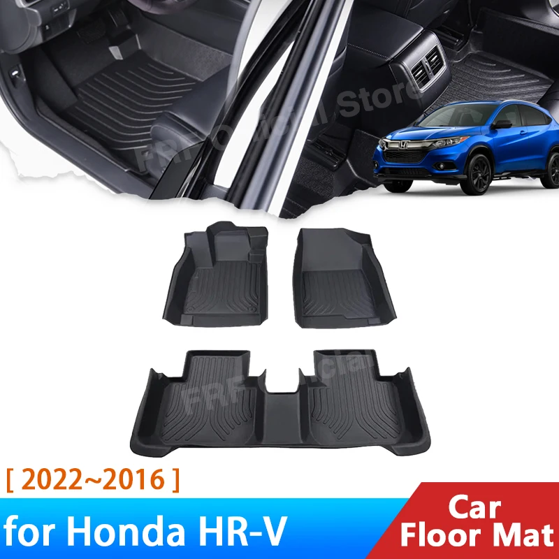 

for Honda HR-V HRV HR V 2016~2022 2018 2017 Accessories TPE Full Surround Protective Liner Foot Pads Carpets Non-slip Floor Mats