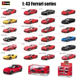 Bburago 1:43 Ferrari full series Purosangue sp2 488GTB 250GTO SF90 ROMA alloy luxury car die-casting car model toy gift