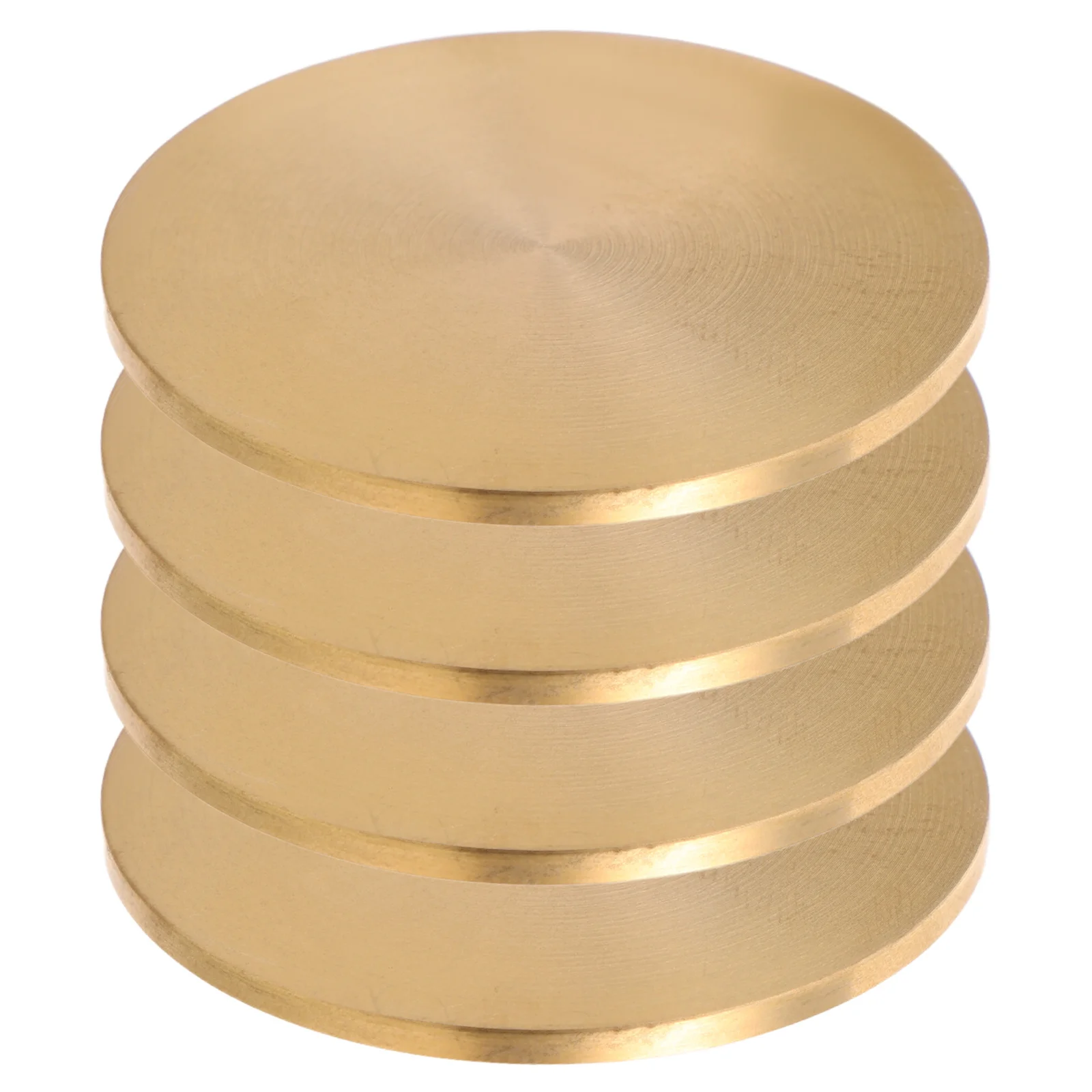 4 قطعة 45 مللي متر النحاس ختم الفراغات الصفائح المعدنية المستديرة ل اليد ضغط Diy بها بنفسك الحرف أدوات النقش لوحة مدفوعة الختم صنع عدة #5