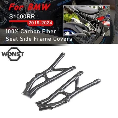 3K Pure Carbon Fiber Motorcycle Frame Covers Fairing Kits For BMW S1000R M1000R S1000RR 2019 2020 2021 2022 M1000RR  2023 2024