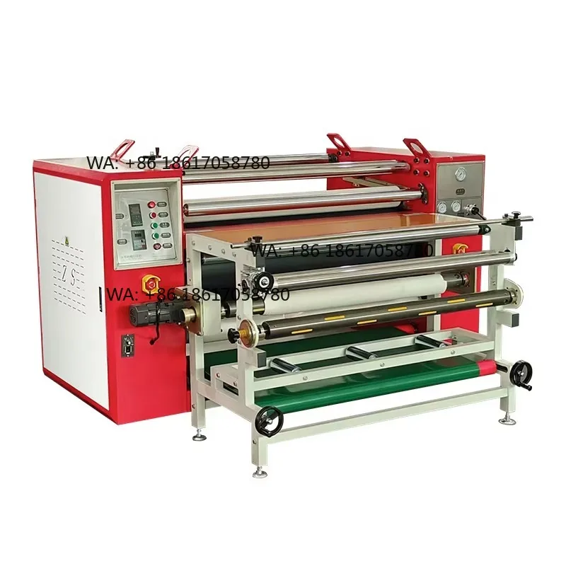 Automatic Oil Heating Roll Roll Heat Press Fabric Textile Calendar Sublimation Heat Transfer Machine 1-Year Warranty New
