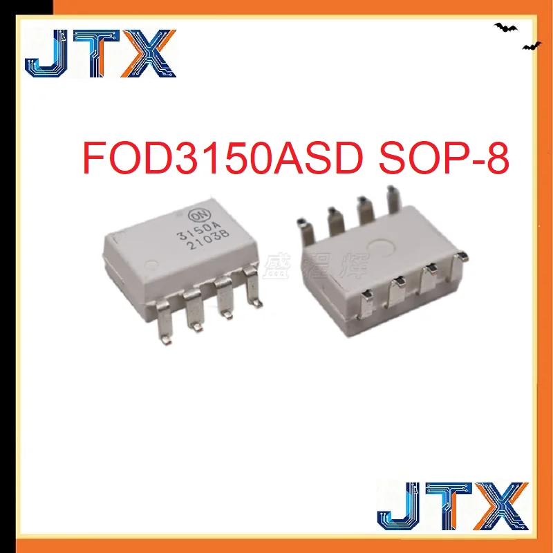 5PCS/LOT FOD3150ASD 3150A SOP8 The logic coupler chip is new and original