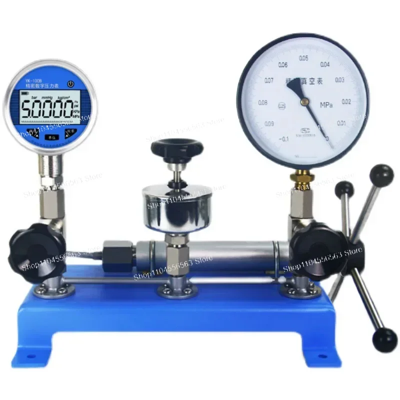 Bench Top Pressure Gauge Calibrator with Positive & Negative Pressure Testing for Industrial Instrument Calibration