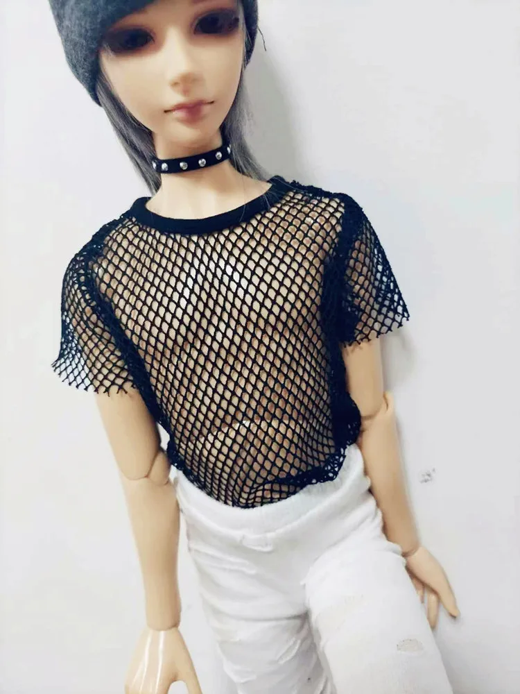 

Cool Black Net Shirt for 1/6 1/4,1/3 SD17 Uncle Customized Doll Clothes CMB235