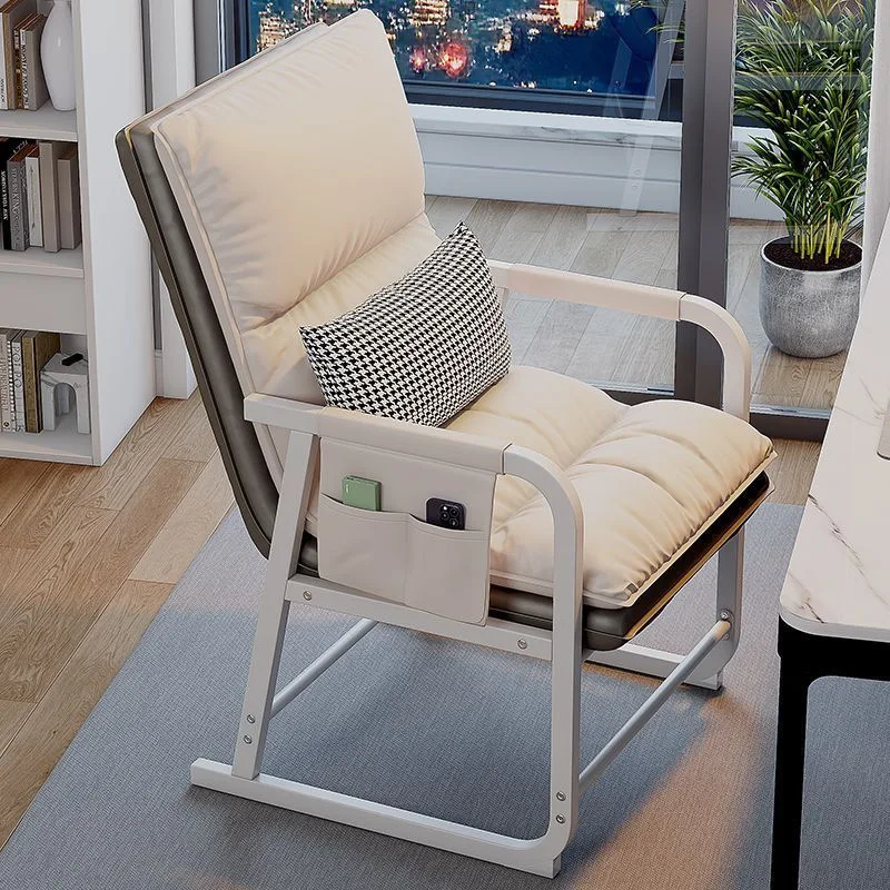 كرسي كمبيوتر منزلي لغرفة نوم الفتيات والمكتب الخلفي كرسي قابل للطي #3