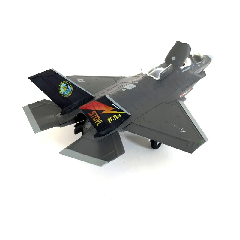 

Масштабная модель самолета F-35 Lightning B ВВС США 1:72, металлическая литая под давлением, реплика, игрушка для детей, подарок, для демонстрации