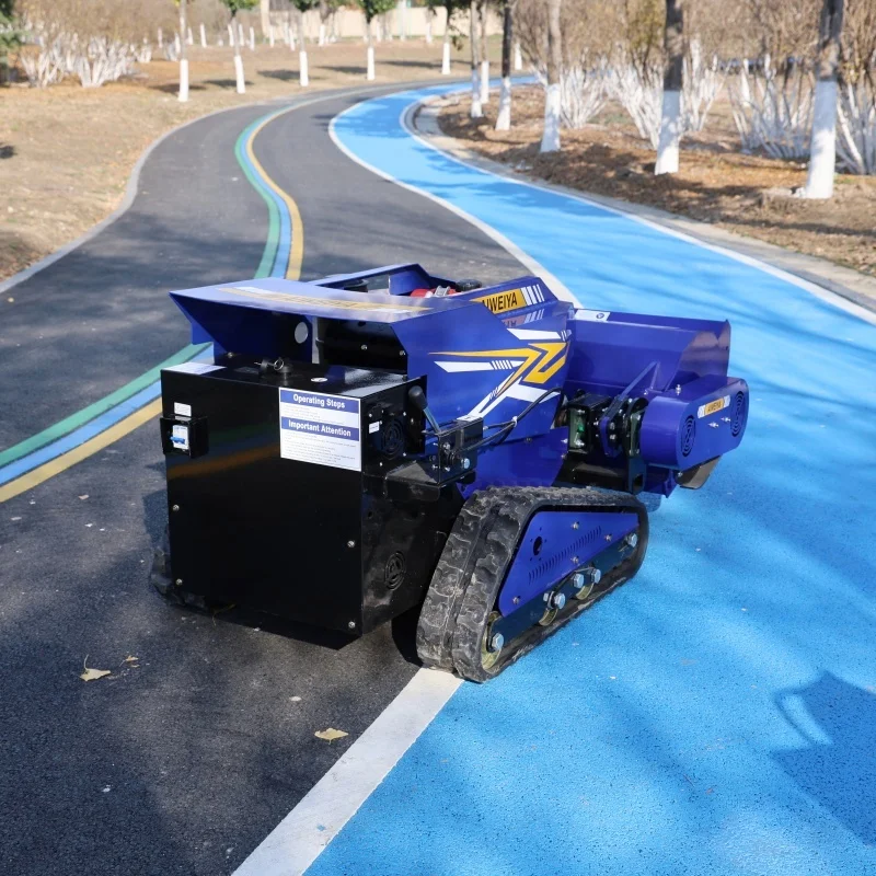 Customized 800-1000mm Flail Robot Lawn Mower – Cordless Remote Control at Competitive Prices for Farm