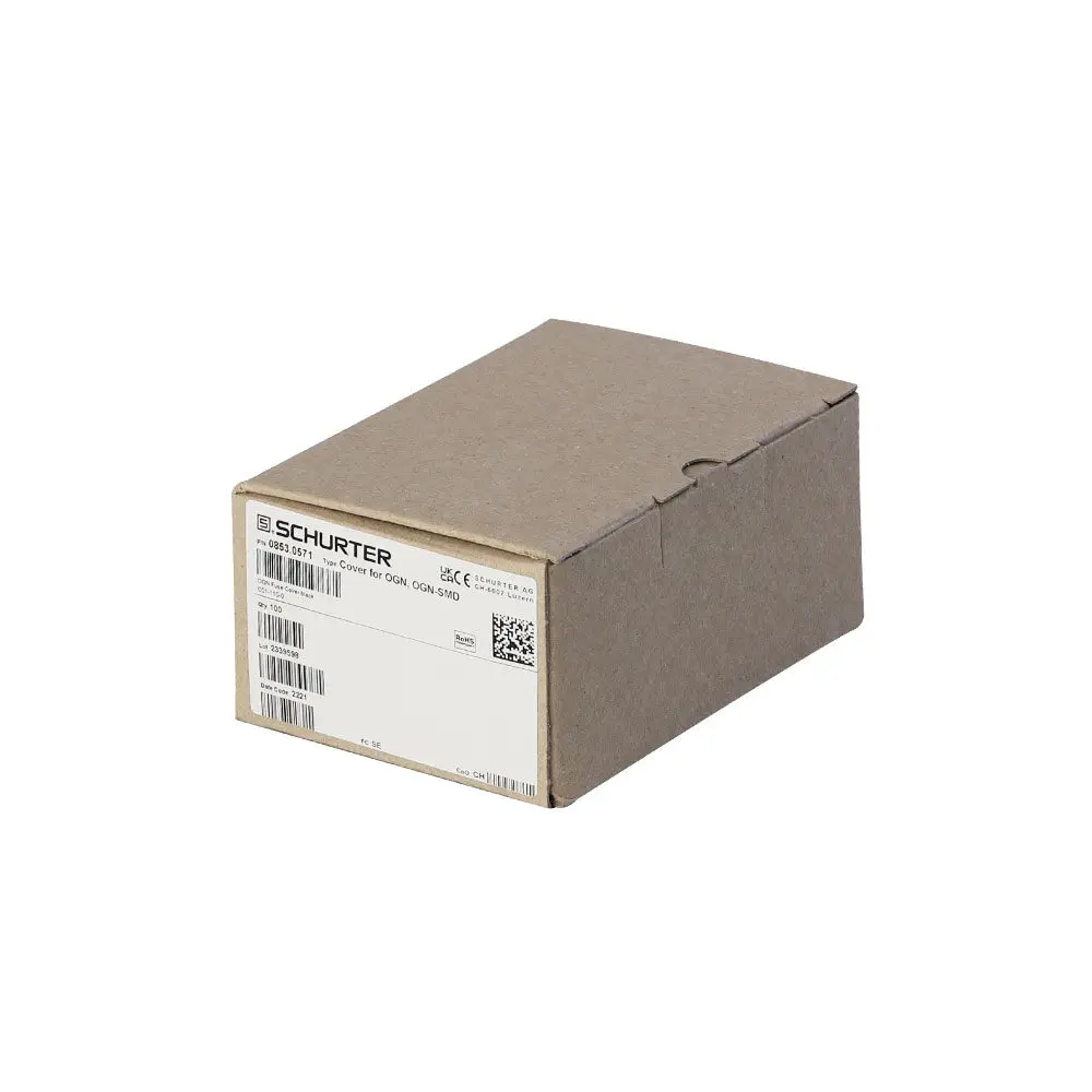 Swiss Schütte OGN Series Black 0853.0571 Transparent 0853.0551 Plastic Cover