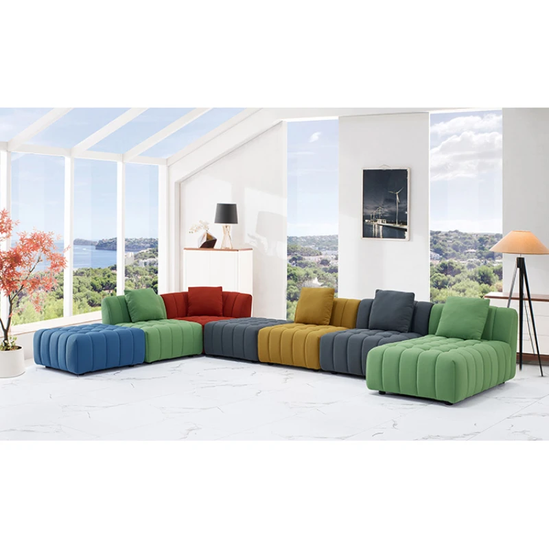 Modern Living Room Sofas 5 6 7 8 Seats Fabric Sofas Sectionals Living Room Furniture Set