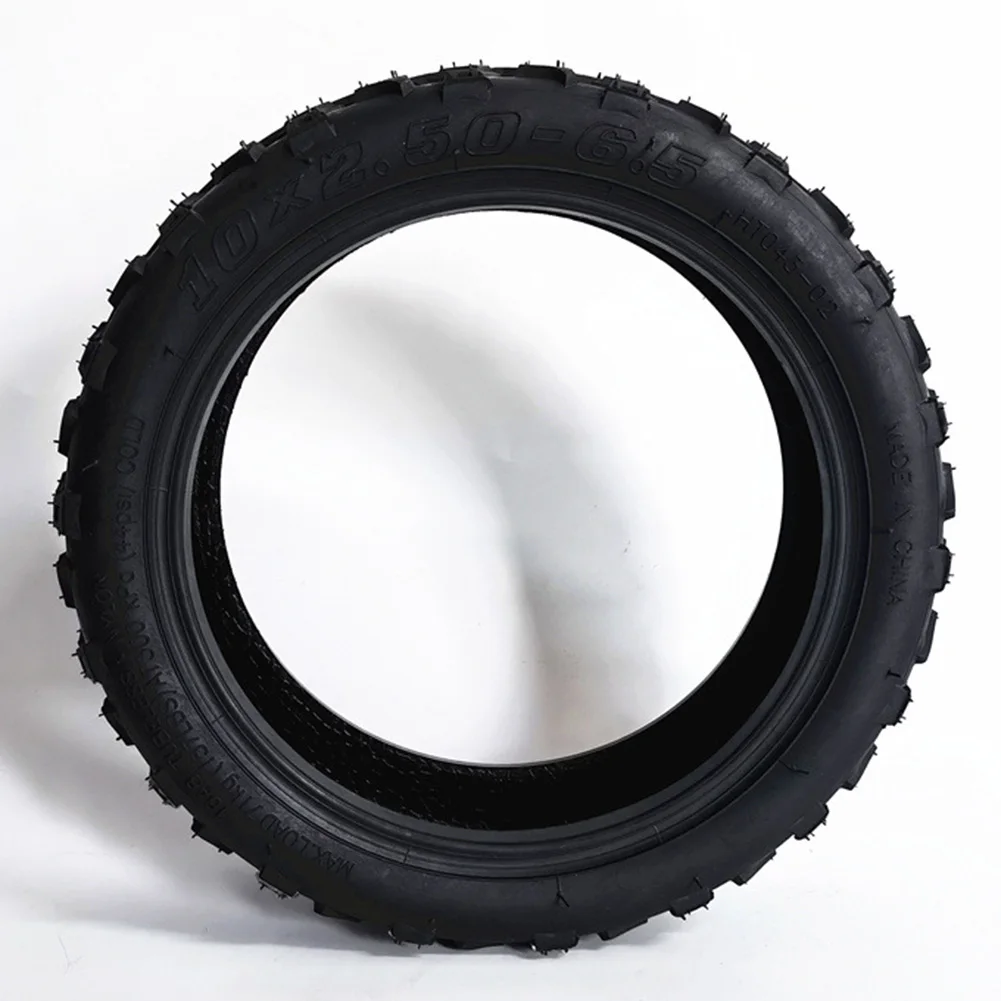 10 Inch 60/70-6.5 Tubeless Tyre For Ninebot Max G30 Electric Scooter 10x2.50-6.5 Rubber Tire Off-road Tyre Replace Scooter Part