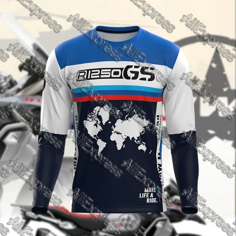 

Summer Men's BMW R1250 GS 1300 GS ADV Motorcycle Touring Jersey Outdoor Daily Riding Adventure Off-road Rally Wear New Hot Sale