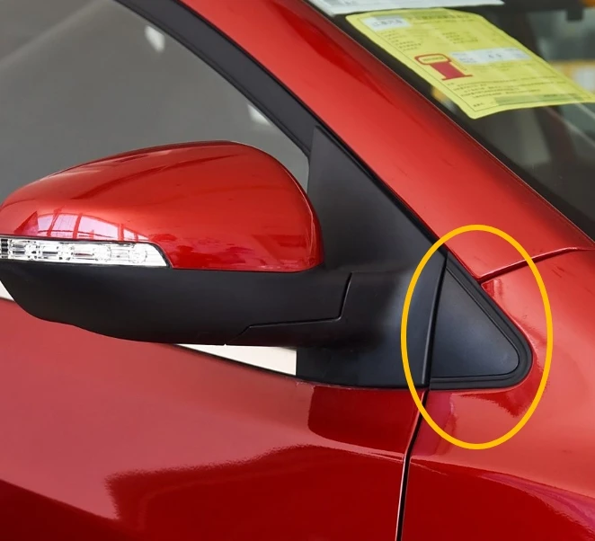 Rearview mirror outer triangle block 5403300U8910 5403400U8910 For Refine S2 triangle window glass outer cover plate
