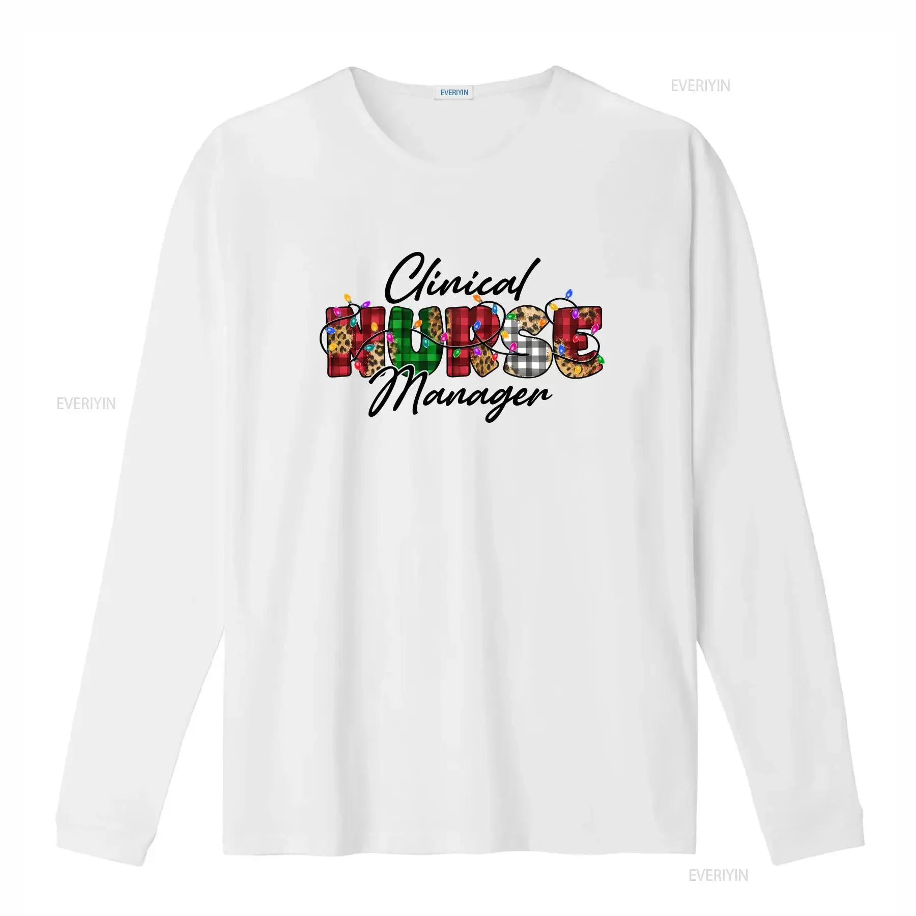 Clinical Nurse Manager Christmas T Shirt Holiday for CNM Up to 5xl vintage Washed homme Casual Stylish Comfortable Stretched
