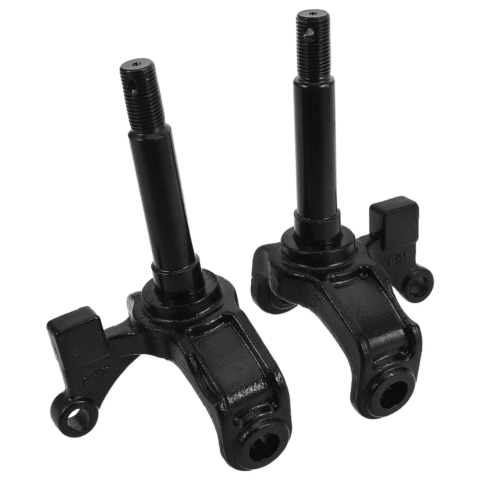 2Pcs Universal Front Steering Knuckle Suspension Assembly M14x25 for Kart Atv Quad Bike Front Axle Spindle Hub Flange Steering