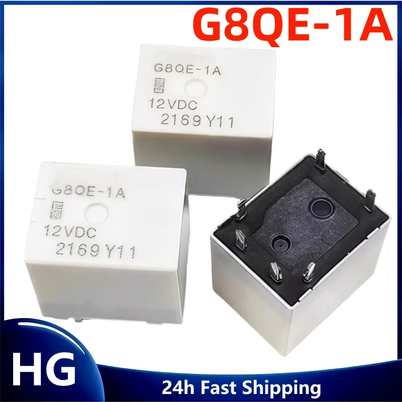 

2-5PCS Brand new and original G8QE-1A 12VDC Headlight High Beam Relay G8QE-1A