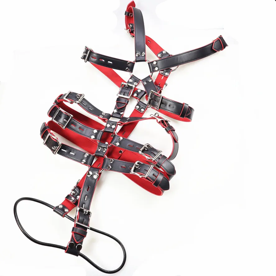 European BDSM K9 Bondage clothing Dog Hood Binding band Puppy Play Mouth Ball Sex toys Role-Playing Male Female Adult Games