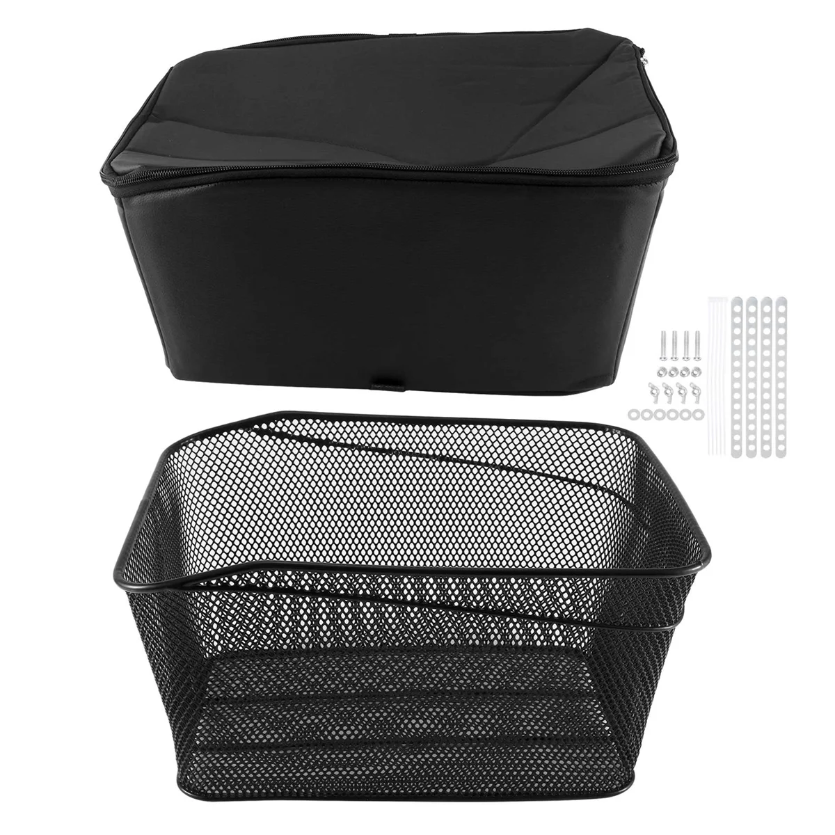 Rack de carga traseiro para bicicleta de grande capacidade altamente recomendado com capa à prova d'água A