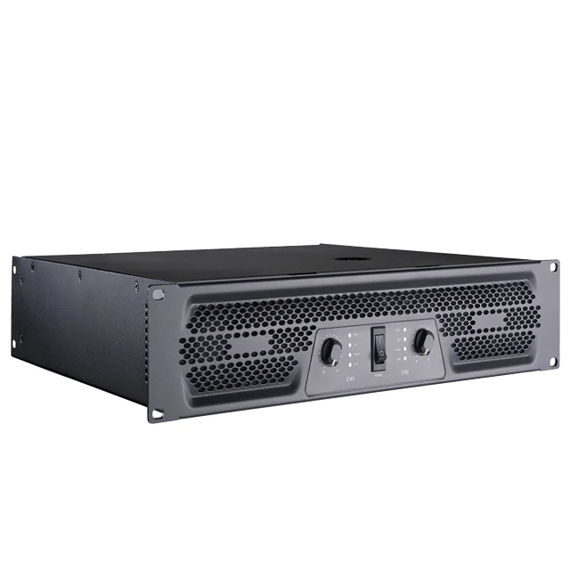 Professional pure rear amplifier made in China Two channel 2 * 300W audio system Audio stage Bar party power amplifier