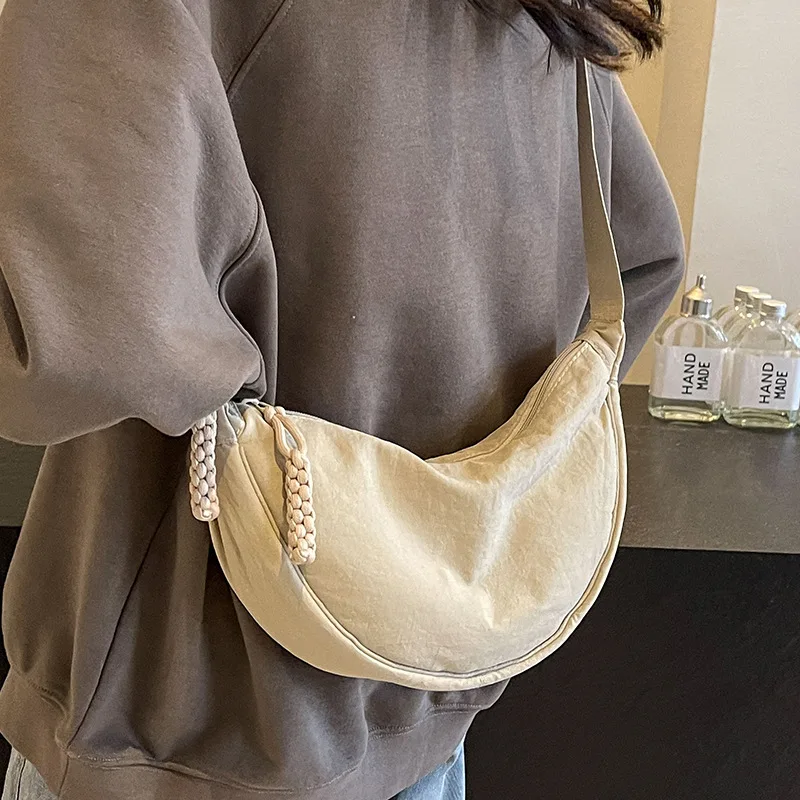 

Women Bags New Simple Casual All-match Nylon Splashproof Shoulder Bag Pures and Bags Crossbody Girls Bag