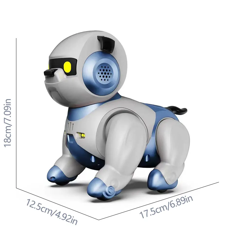 New Intelligent Machine Dog Toy For Boy And Girl Early Education Remote Control Intelligent Toy Cartoon Shaped Machine Dog