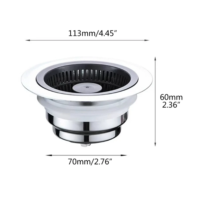 สแตนเลสท่อระบายน้ำกรอง Bounce Cores ปลั๊กท่อระบายน้ำอ่างล้างจานอ่างล้างหน้าตะกร้าระบายน้ำอ่างล้างจานสำหรับห้องน้ำห้องครัว