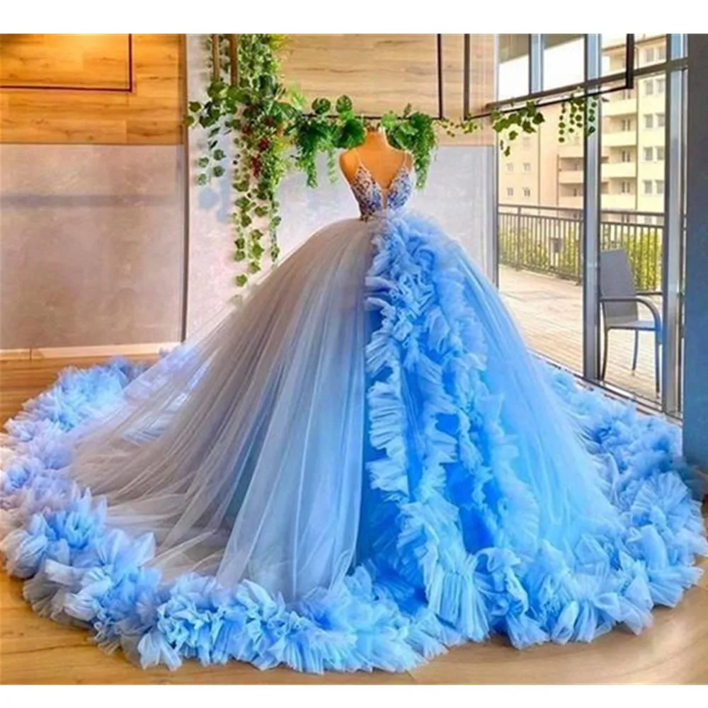 Die Schulter Ballkleid Saga Quince anera Kleid Perlen Geburtstag Roben de Mariee Applikationen Abschluss zurück ve