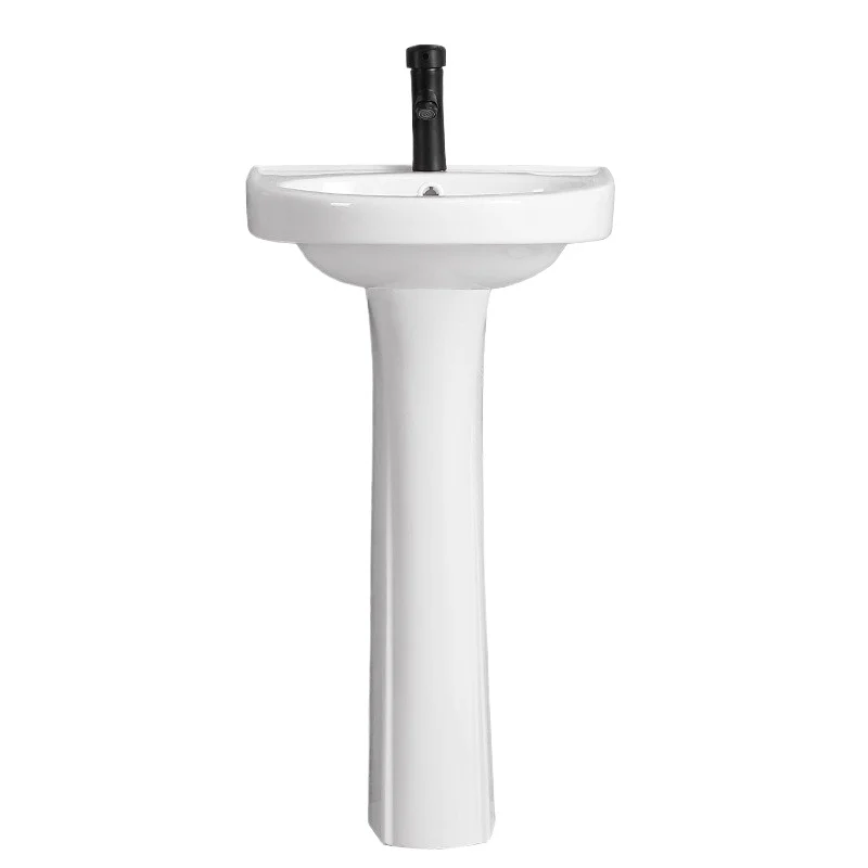 Floor-to-ceiling bathroom Balcony wash  Small apartment art  One-piece wash basin