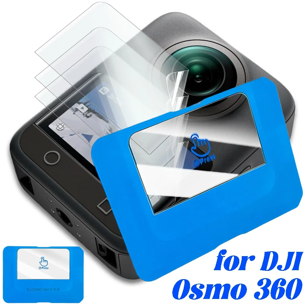 

1-6 шт. простая в установке позиционирующая гидрогелевая пленка для DJI Osmo 360 HD, мягкие защитные пленки с полным покрытием и защитой от царапин для Osmo 360