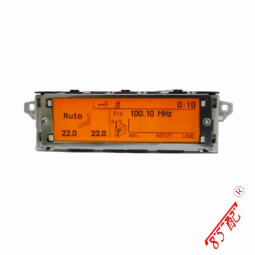 New Gen Screen Yellow Dash LCD Radio Monitor 12pin For Peugeot 307 407 408 C4 C5 Car Display 9821852480