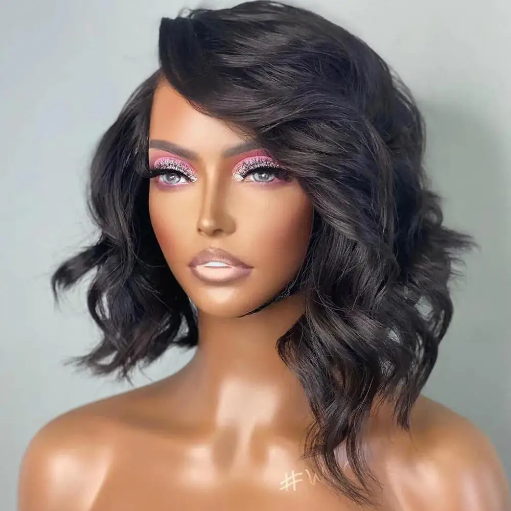 

Парик Jessies Smart-Fit Pull Go Curl Short Bob, 7x5, с предварительно нарезанным кружевом, из натуральных волос, без клея, для женщин