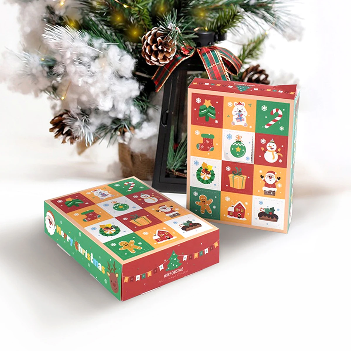 صندوق ورقي قابل للطي هدية ممتعة للثقب