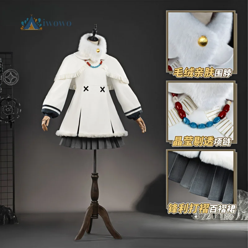 

New Arknights Pramanix‌ Cosplay Costume Cloak skirt Uniform Halloween Carnival Christmas Game Party Play Role Women Clothes