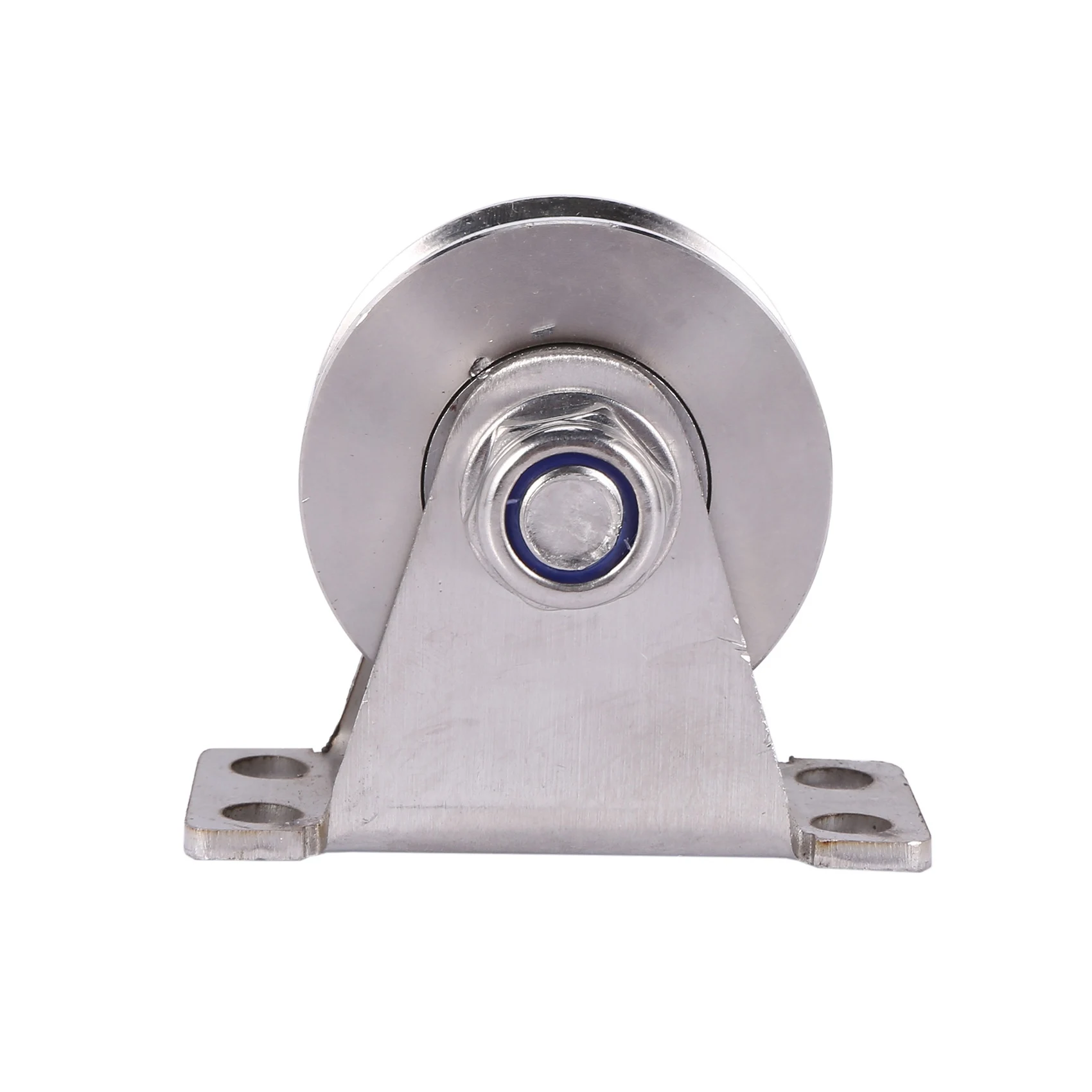 A50U 4 pacote tipo U bloco de polia de aço inoxidável rolamentos mudos sulco roda de pista de rolo deslizante