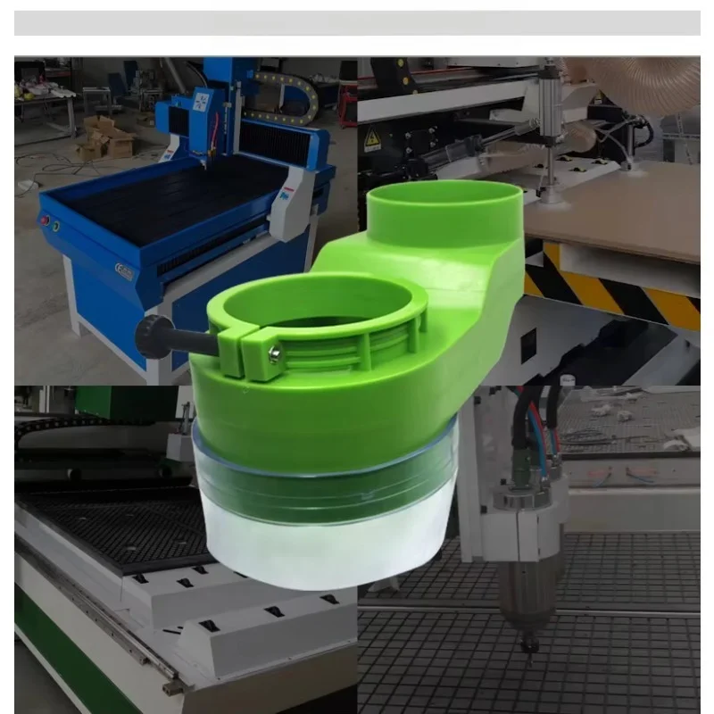 70mm-90mm CNC Spindle Dust Shoe Dust Cover for Woodworking Router Milling Engraving
