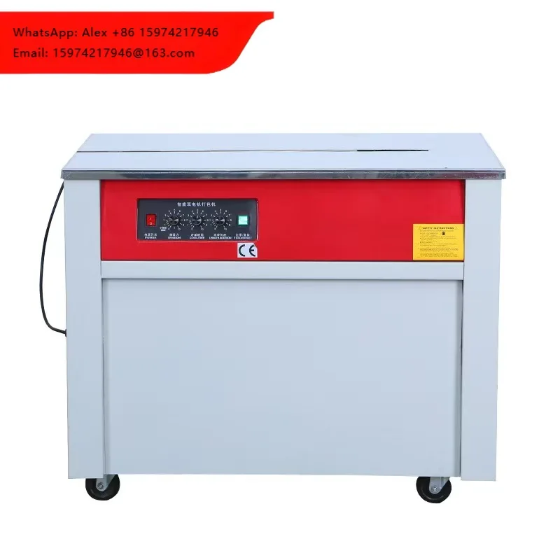 Factory Direct Table Semi-automatic Carton Strapping Machine Plastic Band Box Bundling Packing Machine Widely Used For Package
