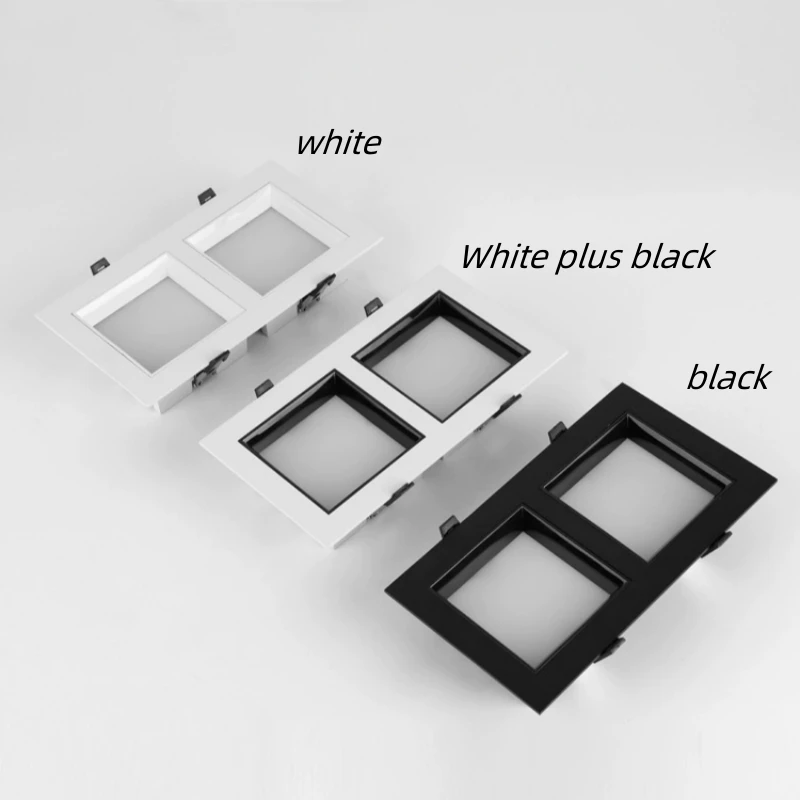 1pcs  LED Panel Recessed LED Downlight7W 9W 12W15W  Square LED Ceiling Light AC110V -220V