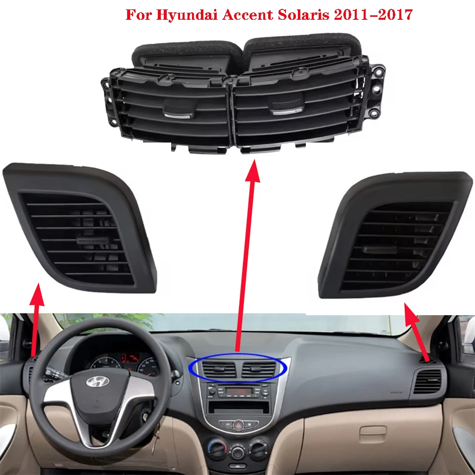 

Для Hyundai Solaris Accent 2011-2017 центральный вентиляционный канал в сборе 974101R200 974101R2004X