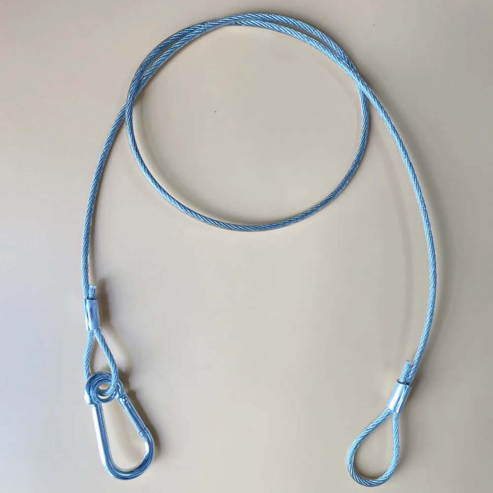 10pcs/15pcs Safety Rope Lighting 3mm Steel Wire 70cm Length DJ Stage Securite Cable Lock For Beam Moving Head LED Par Protection