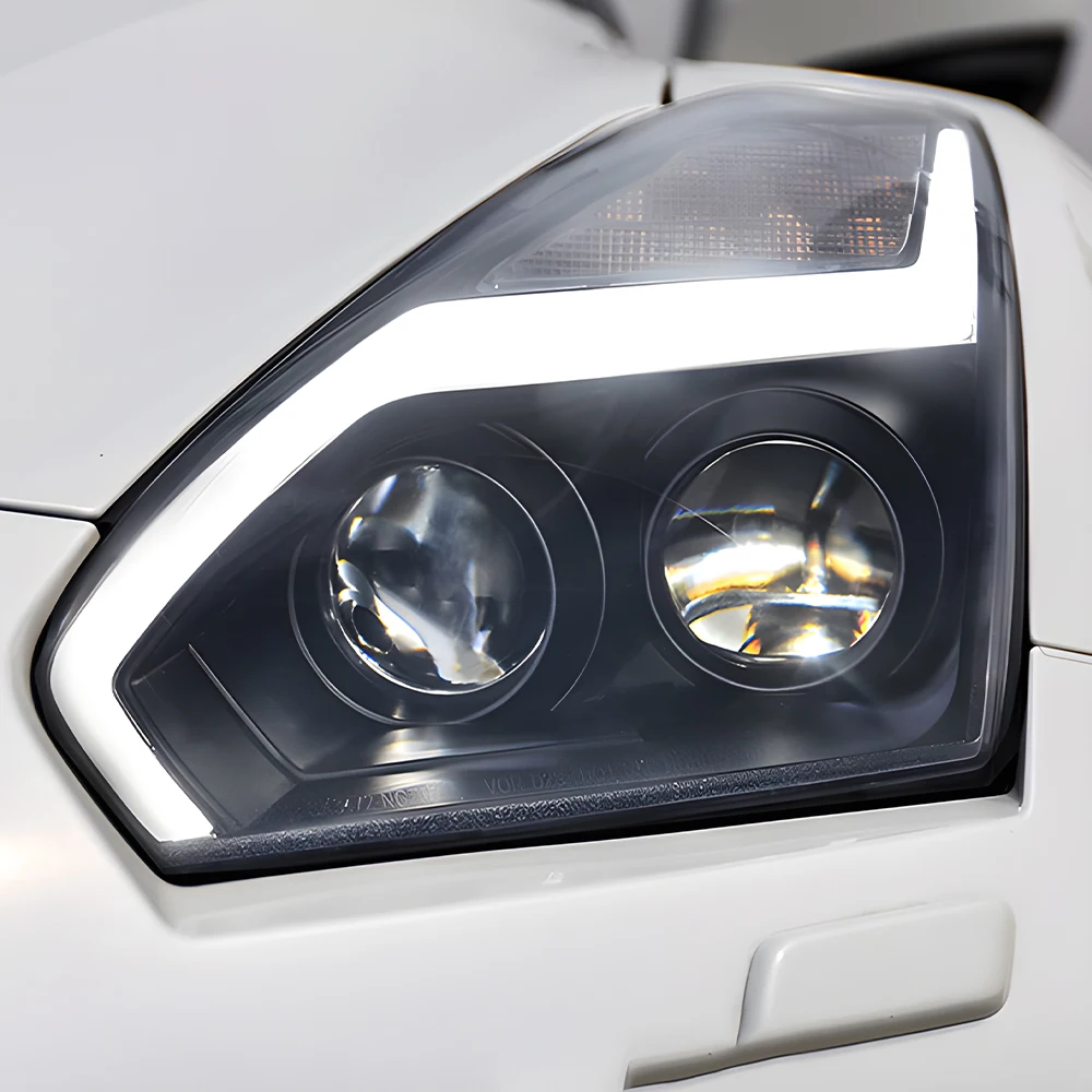 For Car Head Lights Lighting Assembly for Nissan GTR 2007-2014 GT-R 6th R35 LED Auto Headlights Upgrade Projector Lens Accessori