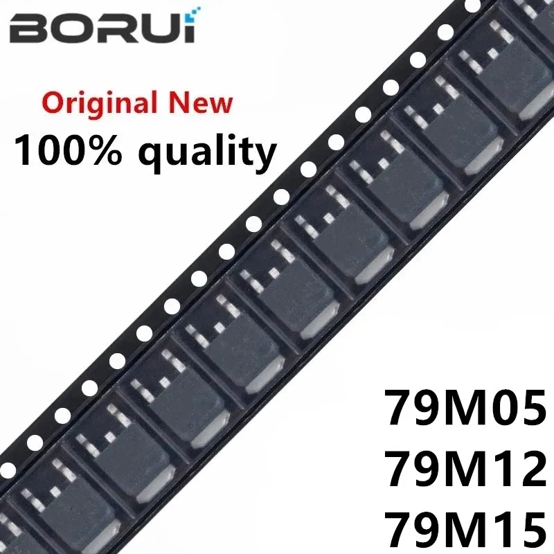 5Pcs 79M05 MC79M05CDT MC79M05CDT 79M15 TO-252 L79M15CDT-TR 7915 L79M15CDT L79M15 L79M12CDT 79M12 79M12G
