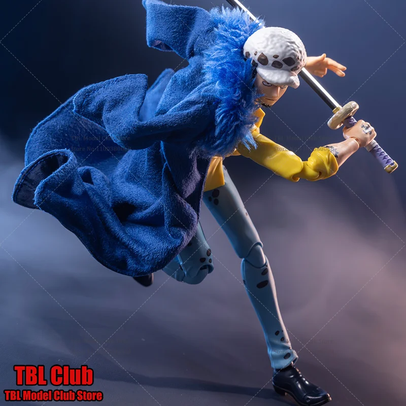 1/12 مقياس الملابس الذكور معطف بلي قطعة واحدة ترافالغار د. قانون المياه انمي ياباني ل SHF 6 بوصة عمل الشكل الجندي المشهد