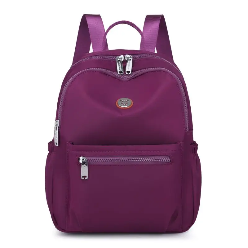 Versatile Fashion Large Capacity Oxford Cloth Backpack Nylon Cloth Small Bag Women Lightweight Exercise Casual Bag