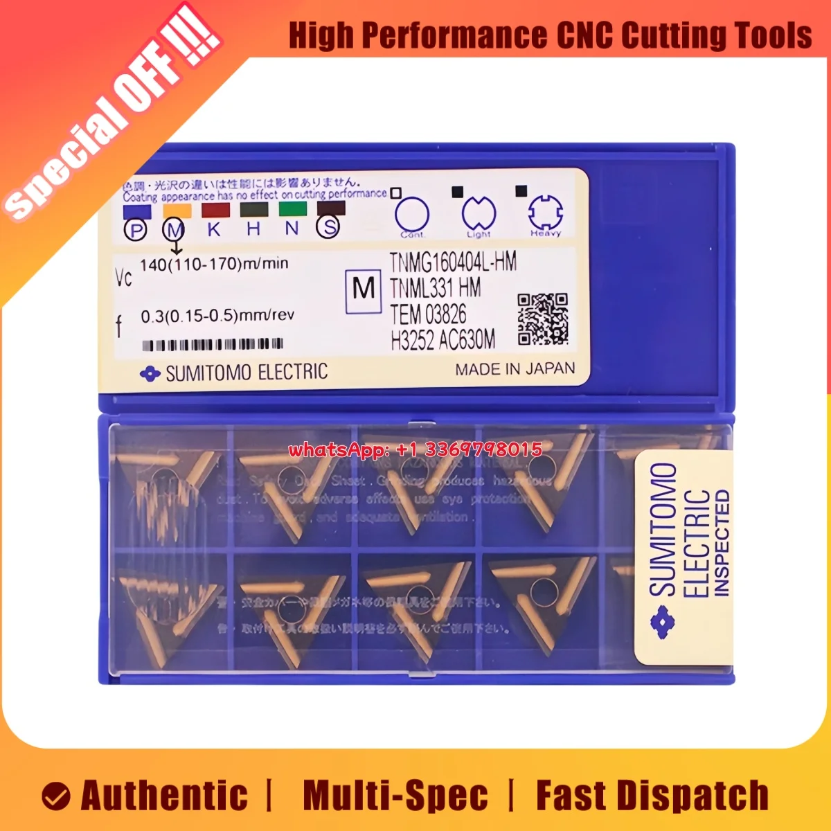 

10pcs Original TNMG TNMG1604 04 08 N-GU SU UG UZ AC2000 AC4010K AC4015K AC405K Turning Insert